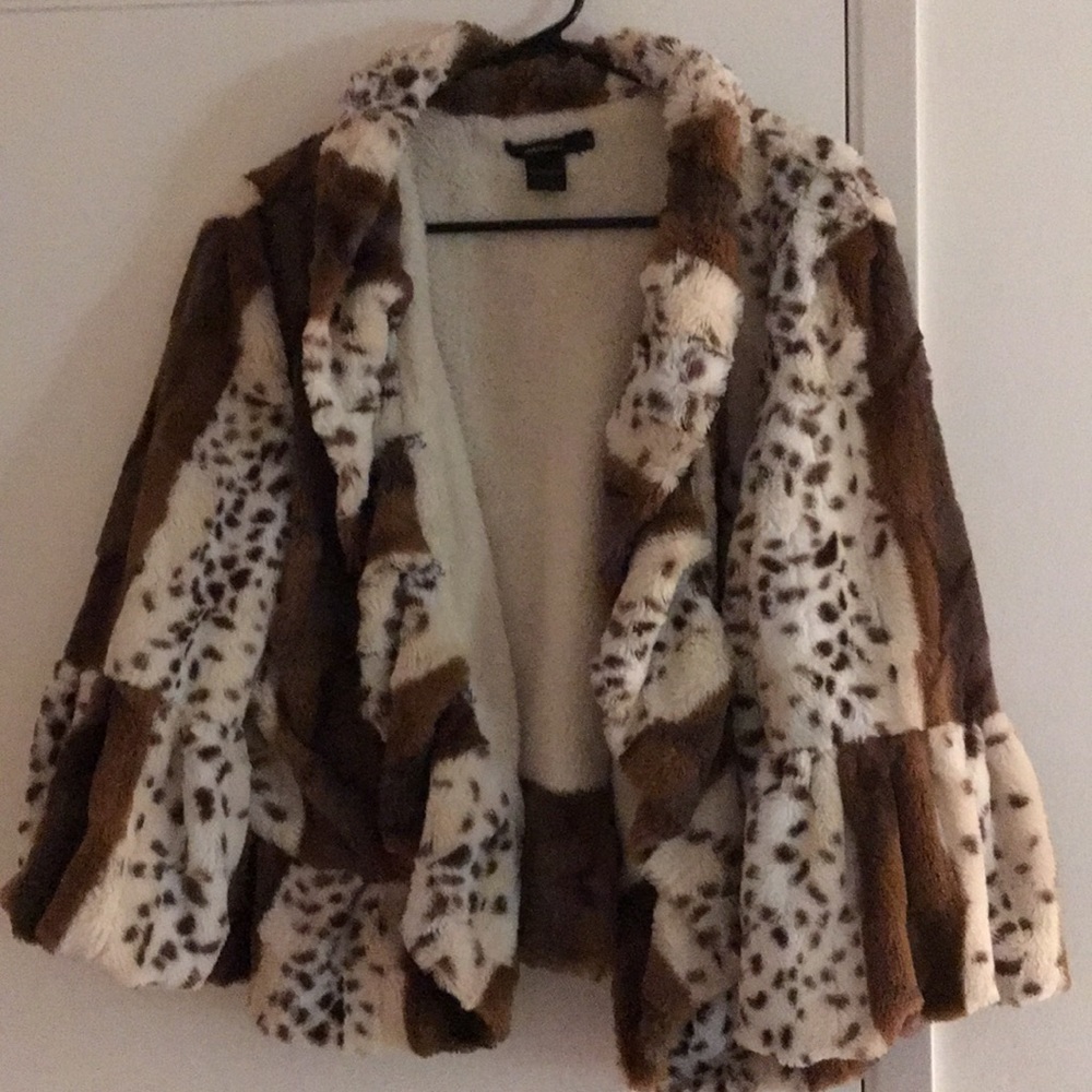 Radzoli Animal Print Coat
